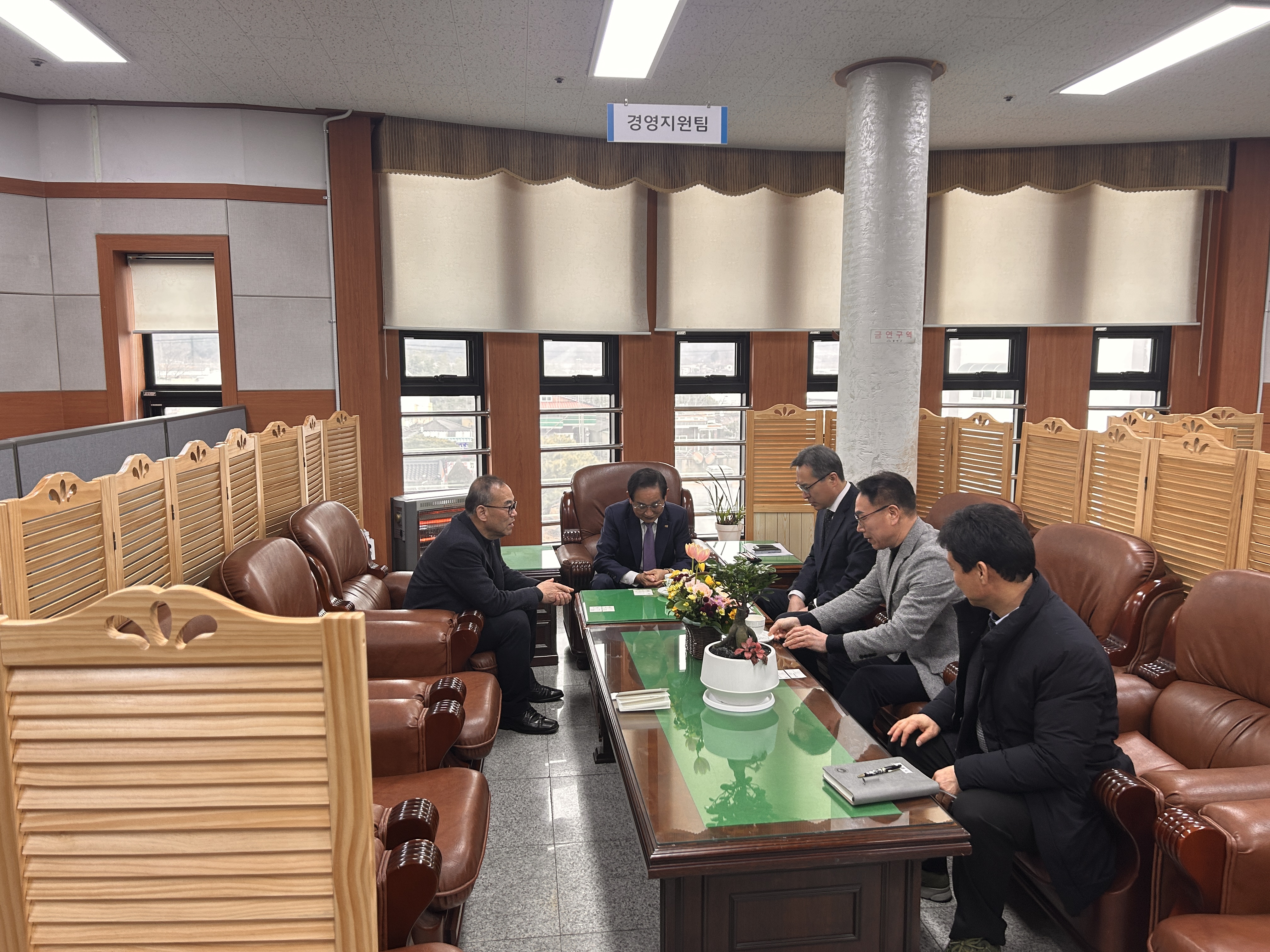 황순민 마산세무서장 방문